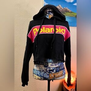 Polaroid Cropped Sweatshirt